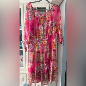 Boutique Floral Pink Dress
